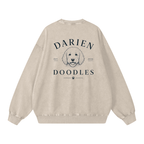 Darien Doodles - Snow Washed Oversized Sweatshirt
