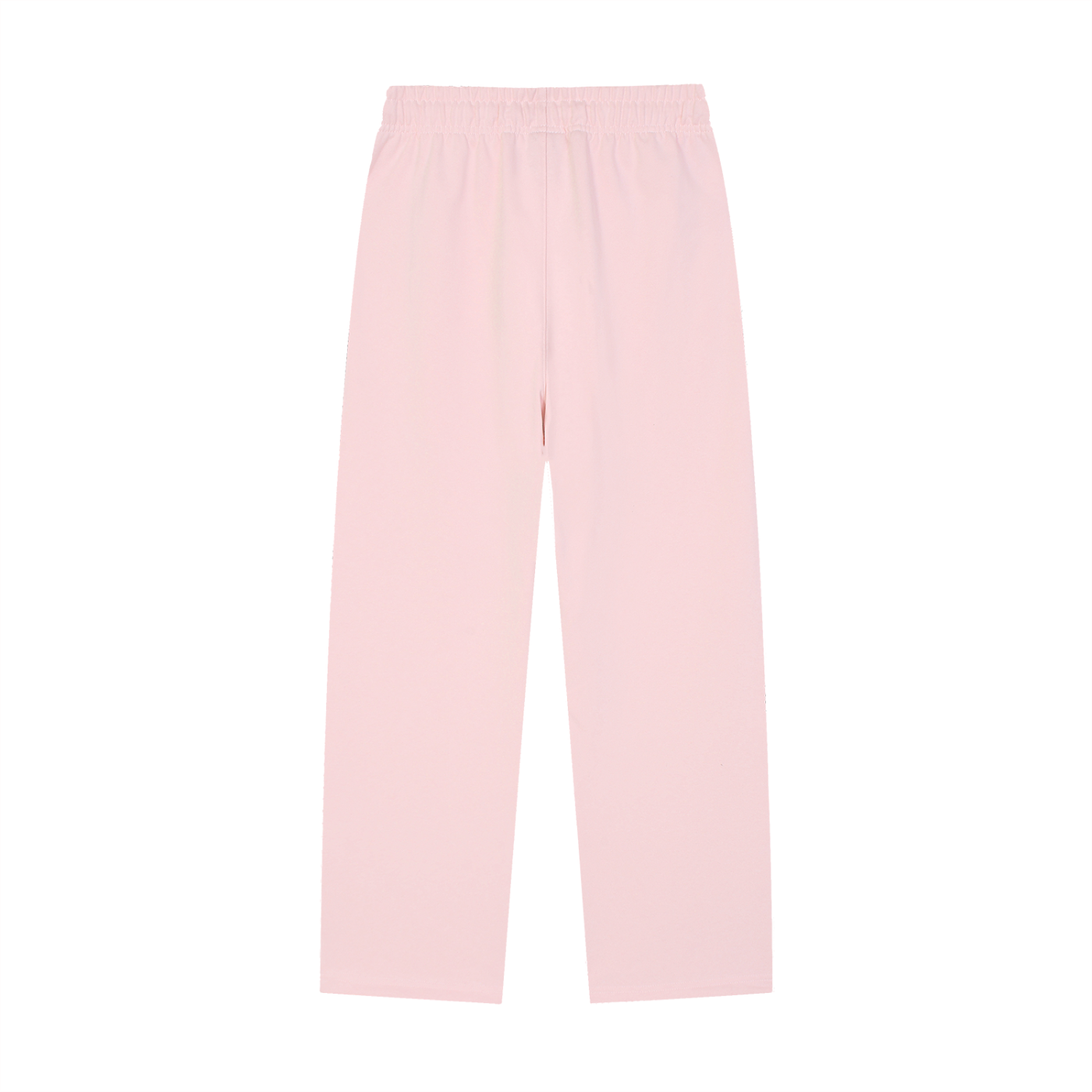 Darien Doodles Solid Color Straight-Leg Sweatpants