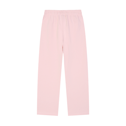 Darien Doodles Solid Color Straight-Leg Sweatpants