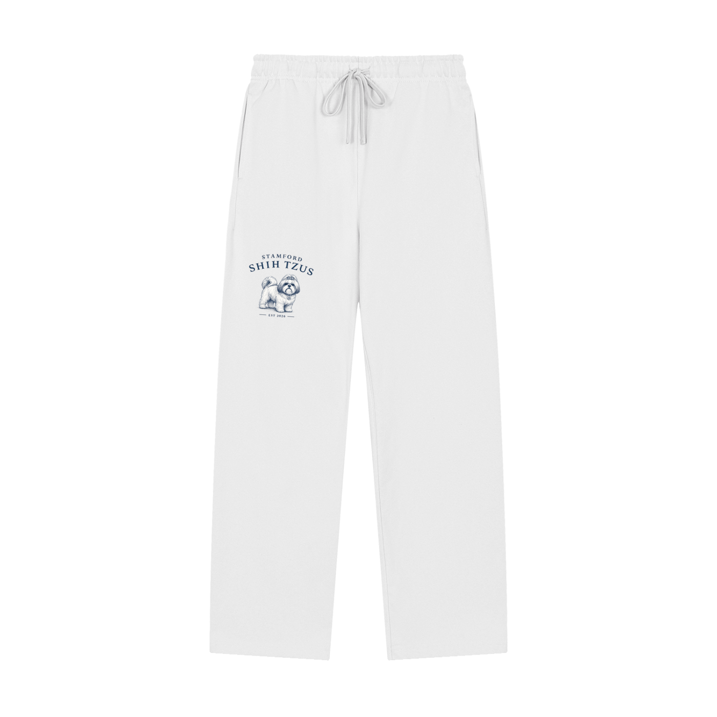 Stamford Shih Tzus - Solid Color Straight-Leg Sweatpants