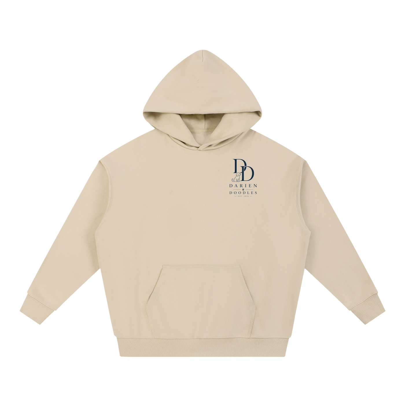 Darien Doodles Essential Heavyweight Hoodie