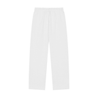 Darien Doodles Solid Color Straight-Leg Sweatpants