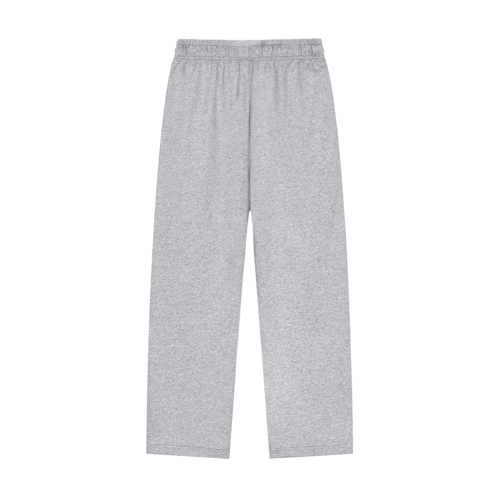 Darien Doodles Solid Color Straight-Leg Sweatpants