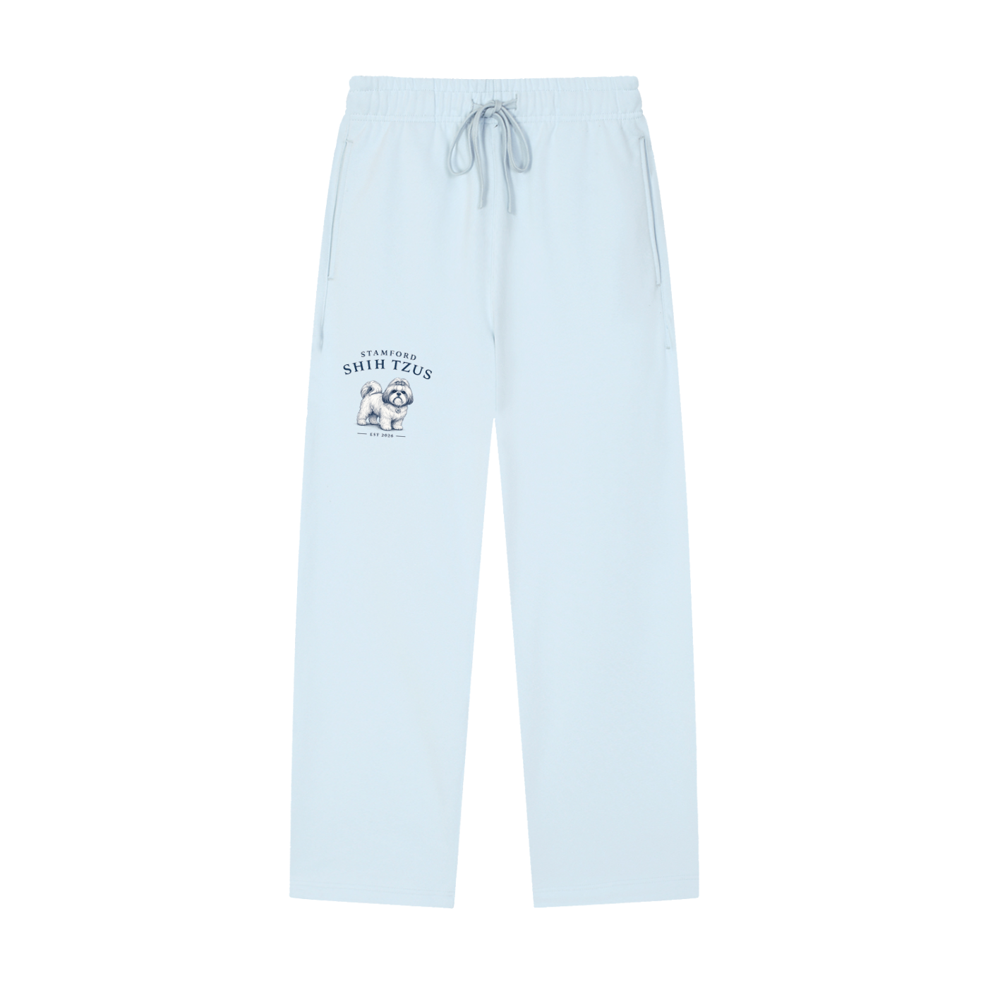 Stamford Shih Tzus - Solid Color Straight-Leg Sweatpants