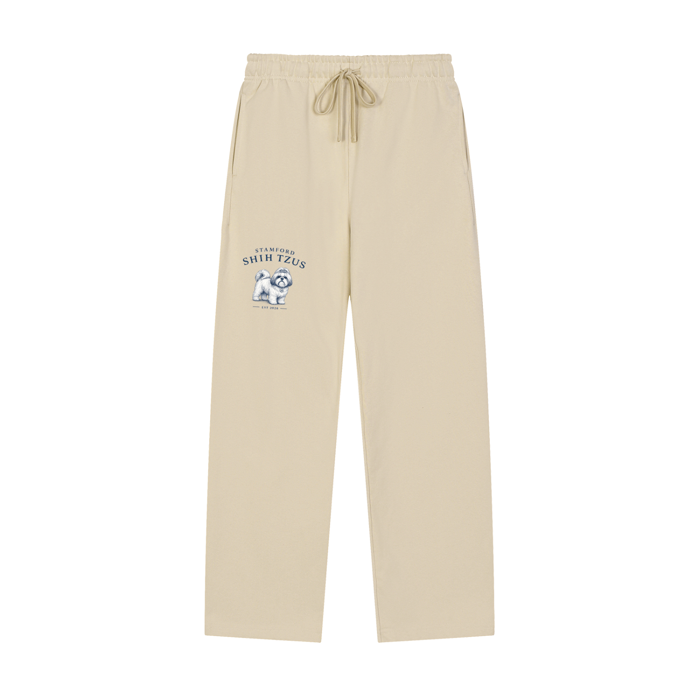 Stamford Shih Tzus - Solid Color Straight-Leg Sweatpants