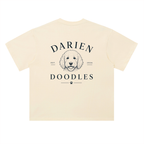Darien Doodles - Heavyweight Drop Shoulder Cotton T-Shirt