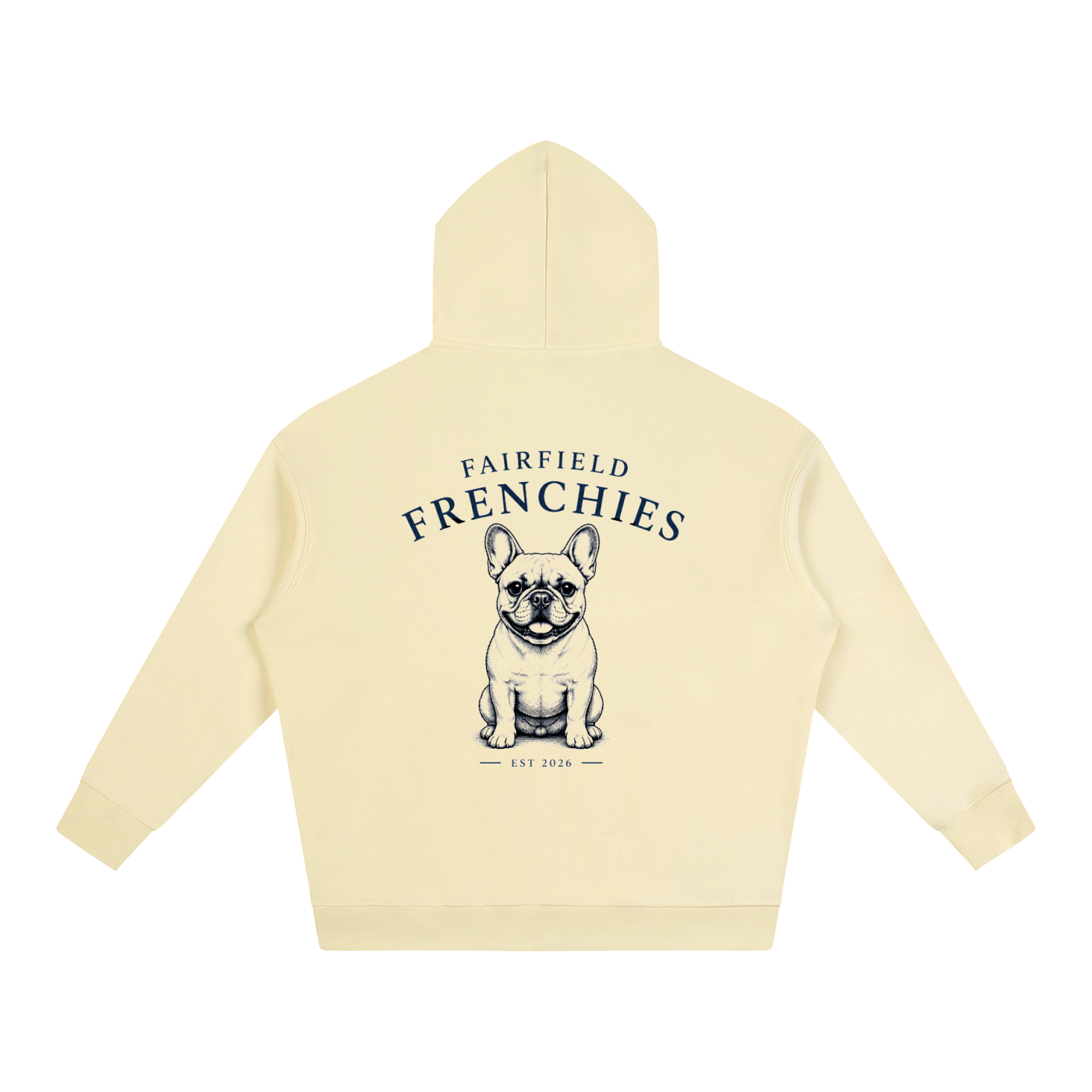 Fairfield Frenchies Oversize Fleeced Hoodie